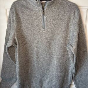 Peter Millar Crown Sport 1/4 Zip Fleece BNWT Gale Gray